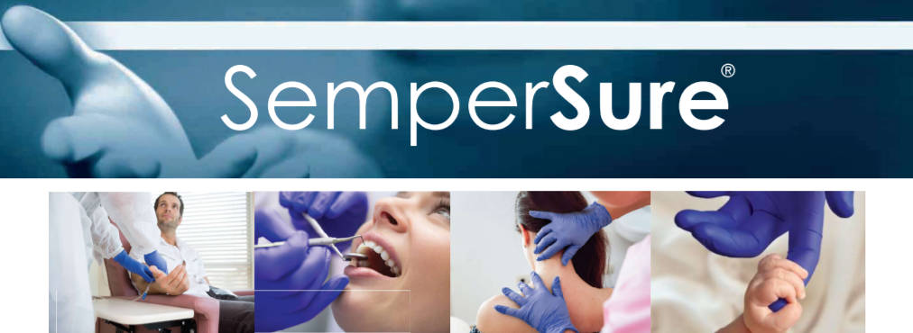 SemperSure Nitrile - Powder-Free, Accelerator-Free, Exam Gloves