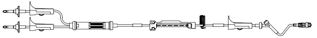 B Braun 363019 Infusomat Space Pump IV Set with ASV