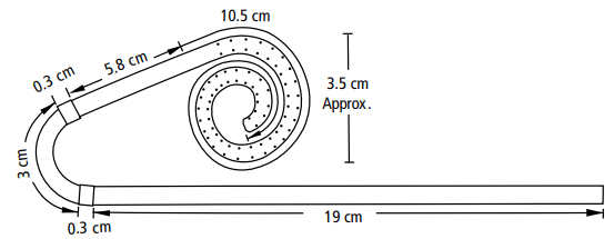 Covidien 8888413100 Argyle Infant Swan Neck Curl Cath Catheter