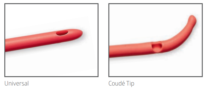 Intermittent / Urethral Red Rubber Catheter