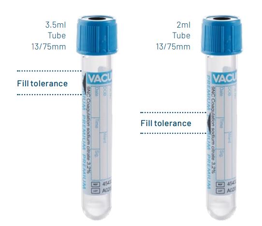 Mixing Ratios and Specimen Volumes