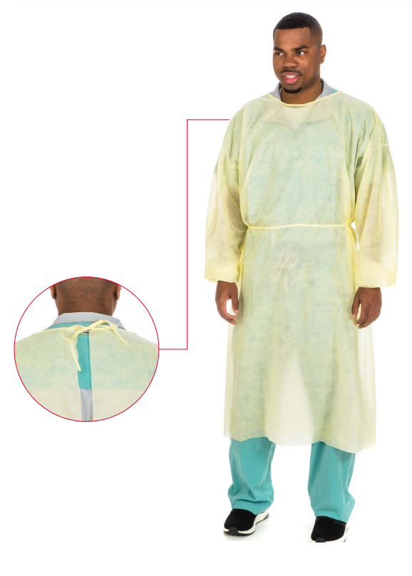 Cardinal Health Tri-Layer SMS Fabric Cover Gown