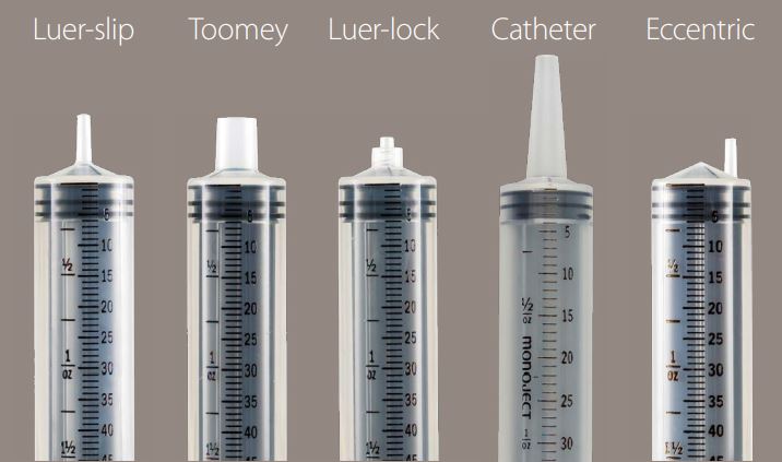 Monoject Soft Pack Syringes Product Variants