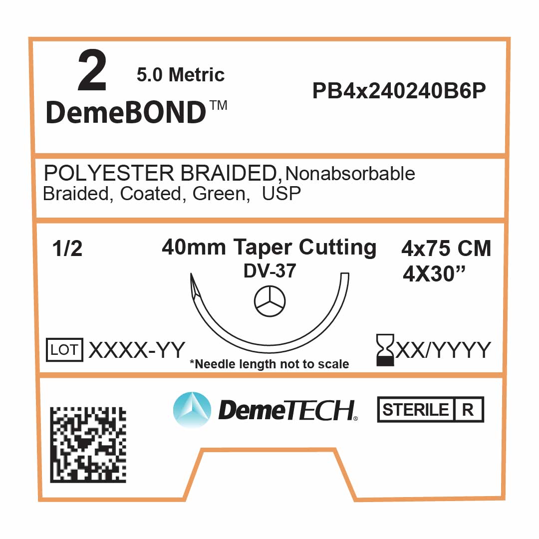 DemeTech PB4X240240B6P DemeBOND Polyester (Braided)