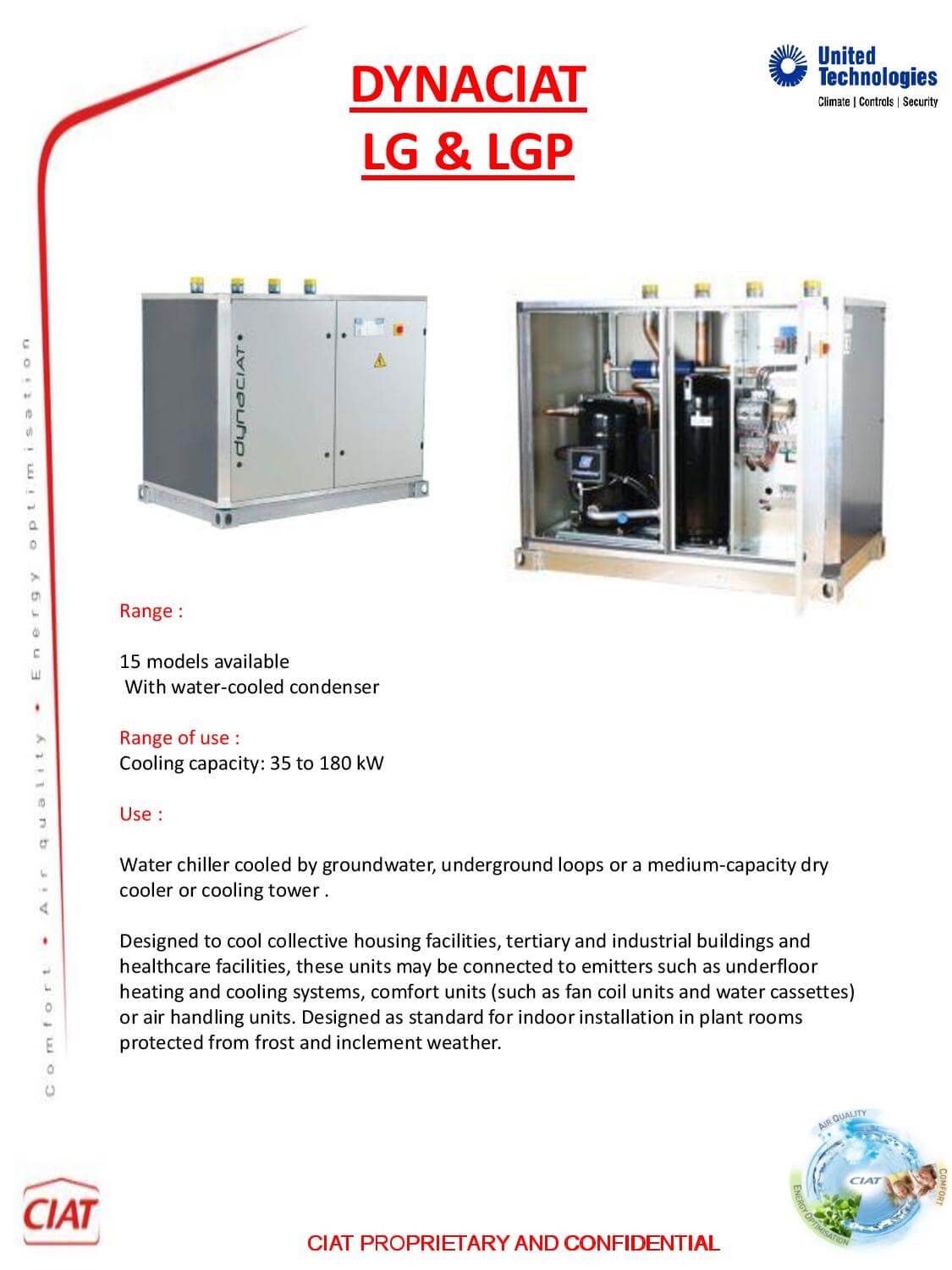 DYNACIAT LG & LPG CIAT Air Conditioning and Heating
