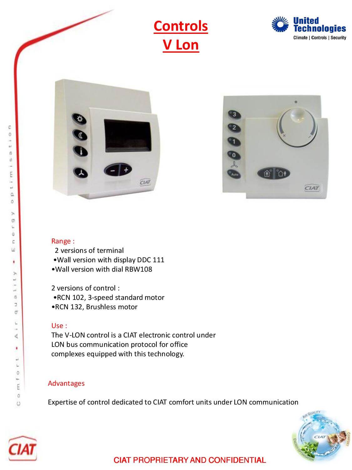 V LON CIAT Air Conditioning and Heating