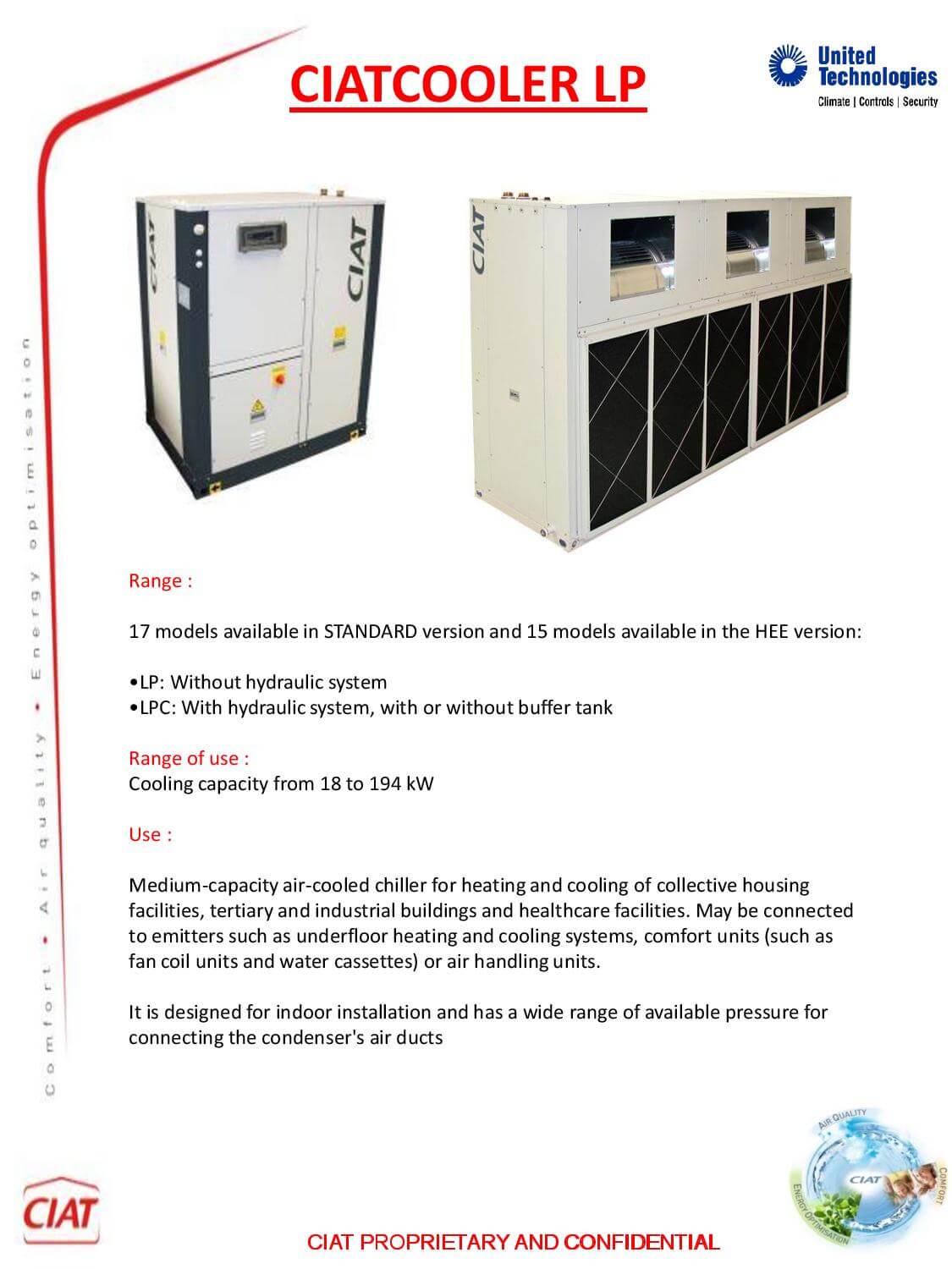 CIATCOOLER CIAT Air Conditioning and Heating