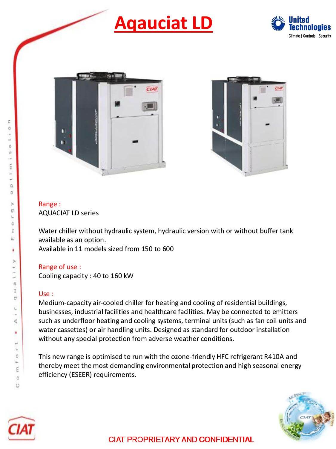 AquaCIAT LD CIAT Air Conditioning and Heating