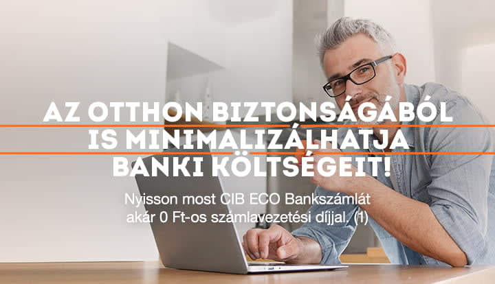 Az otthon biztonságából is minimalizálhatja banki költségeit!