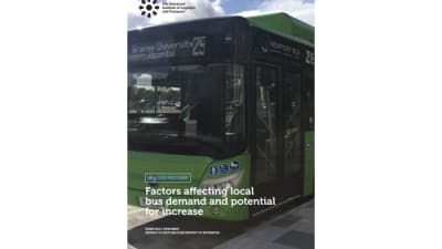 Cover: Factors affecting local bus demand and potential for increase