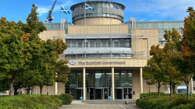 The Scottish Government building in Leith, Edinburgh, Scotland..png