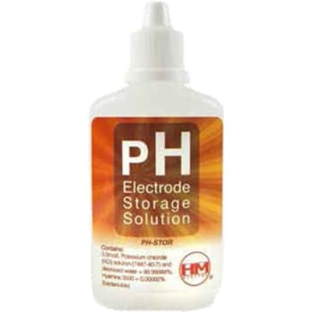 Magnetic storage solution ph meter