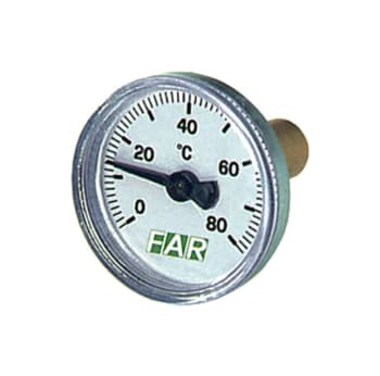 FAR 2651 12 0-80GR TERMOMETER M/1/2" FØLERLOMME