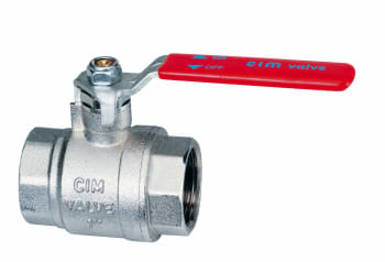 C 14M KULEVENTIL M/HENDEL I MESSING