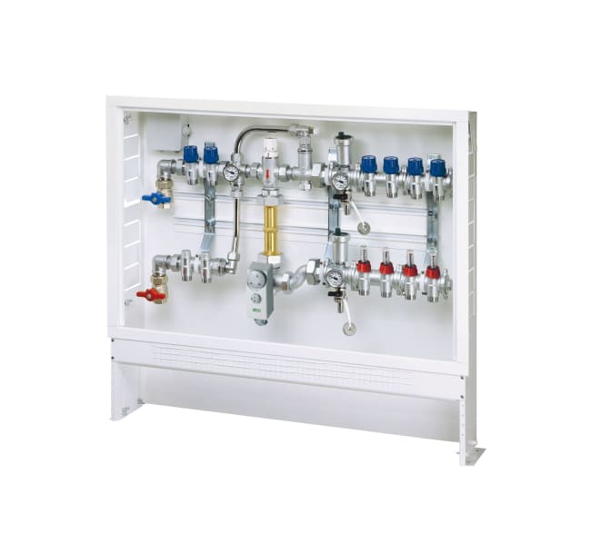 FAR 3567 Fordelerskap med kurser for radiator, med shunt- og gulvvarmefordeler.