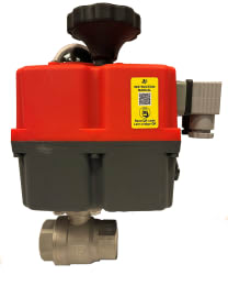 GE 2015 2-DELT KULEV. AISI 316 m/ ISO 5211 M/EL AKT JJ S