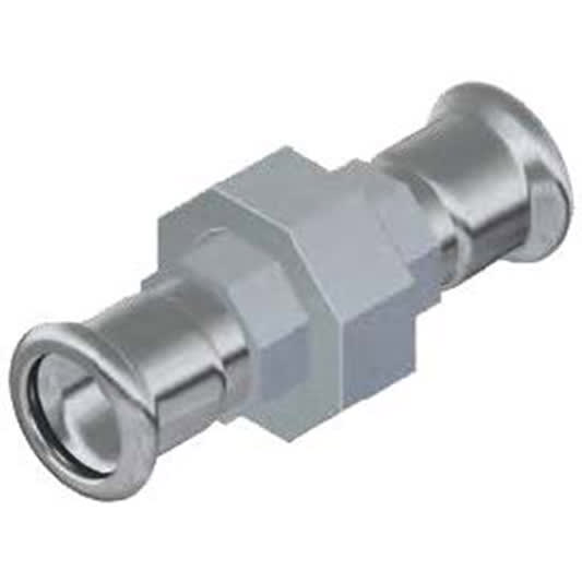 NUMEPRESS 24 Union 3-delt i syrefast stål 316L 