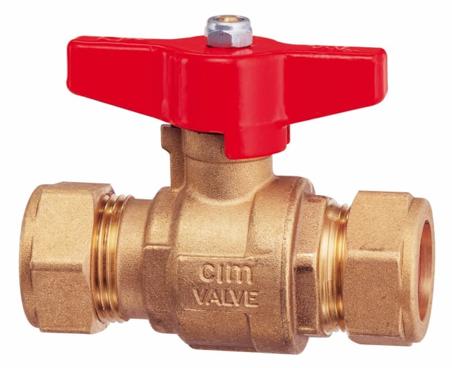 C 309CR KULEVENTIL M/KLR.FULLT LØP