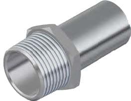 NUMEPRESS 27 Nippel med slettende i syrefast stål