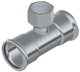 NUMEPRESS 12 T-Rør med innv. gjenge i bransjen