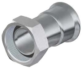 NUMEPRESS 11 Overg. muffe med svivel i syrefast