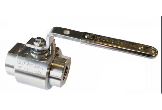 AD FS2 KULEVENTIL HØYTTRYKK AISI 316