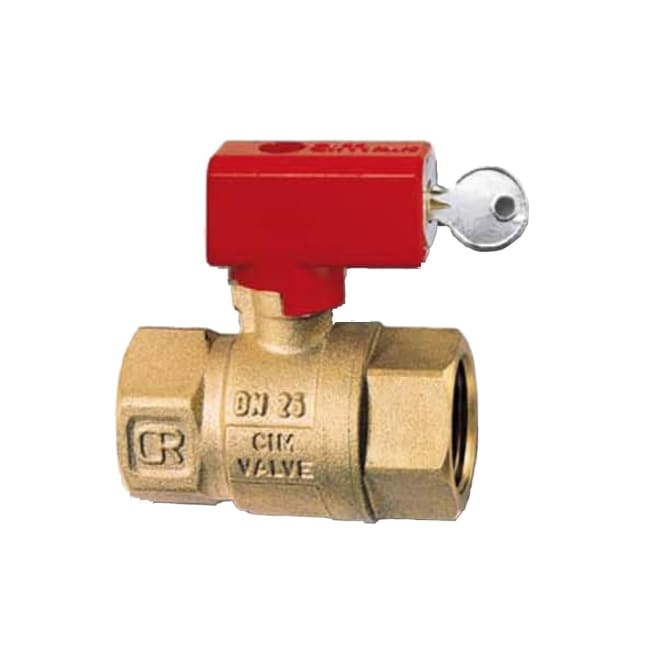 C 12CRSI KULEVENTIL M/LÅS