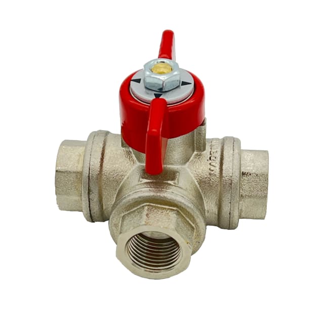 IDR 93F  1/2" 3-VEIS  KULEV. T-LØP og T-GREP