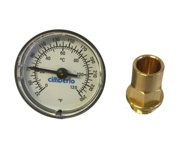 C 999CS ¼"  FØLERLOMME MED TERMOMETER 0-120gr