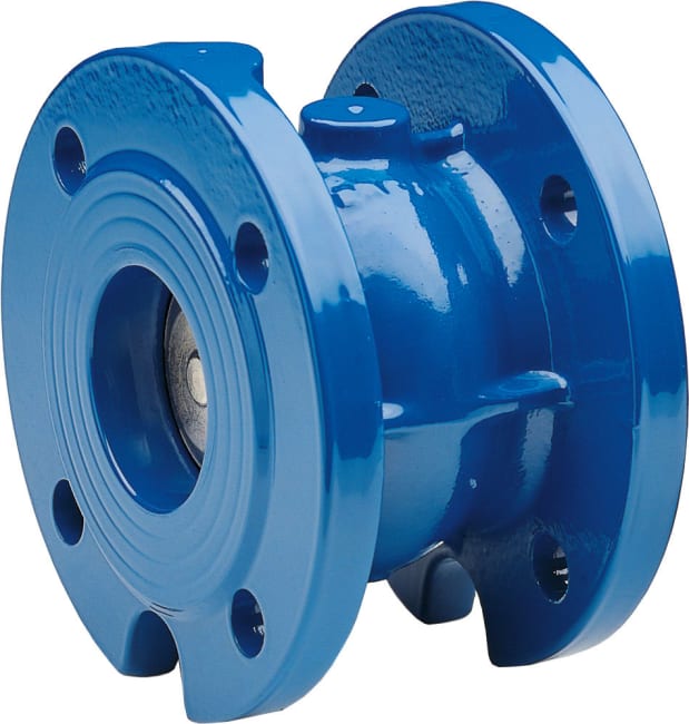 BR TILBAKESLAGSVENT. FLENSET GG25/316 DN80