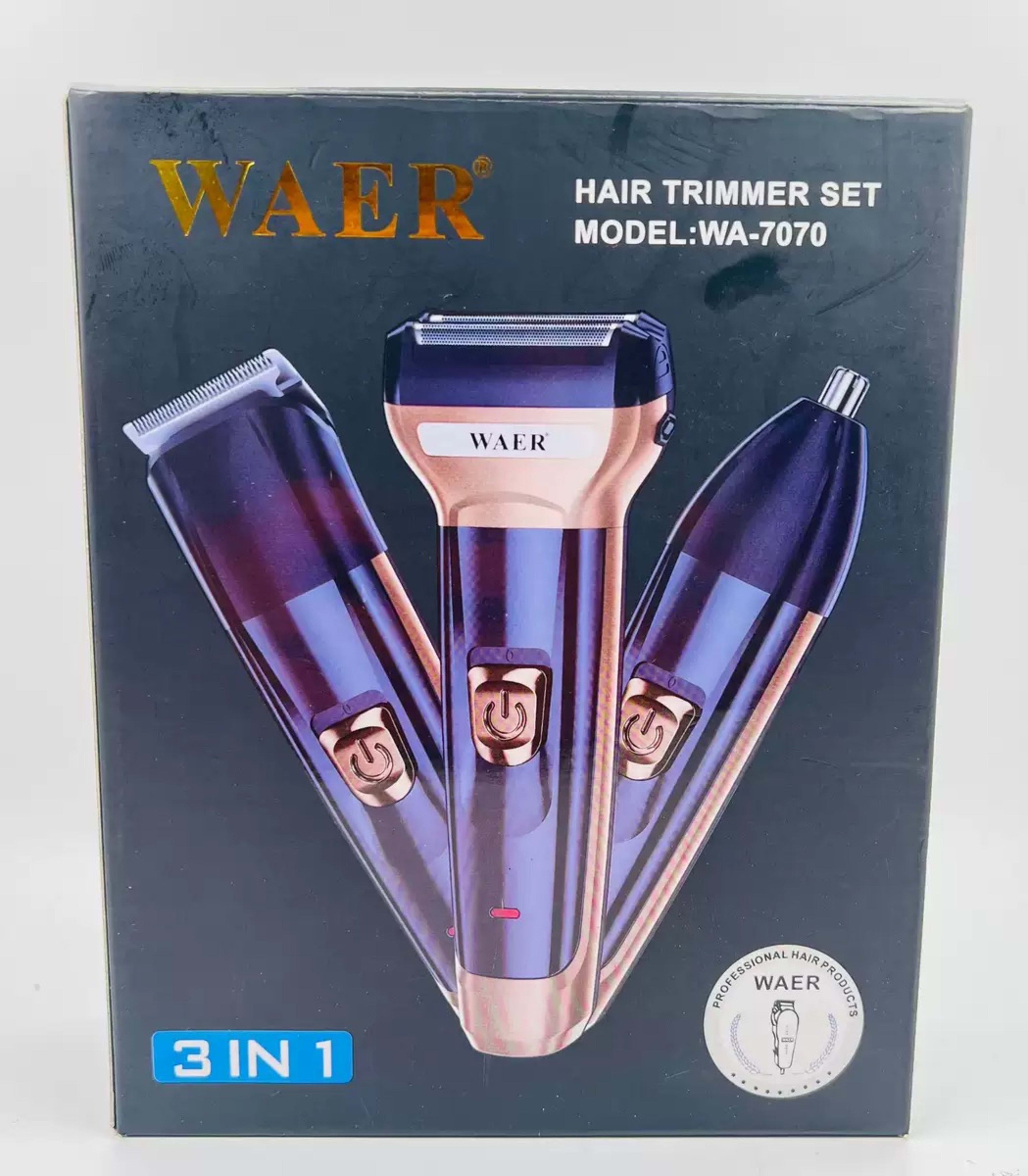 WAER 3in1 Multifunctional Electrical Shaver