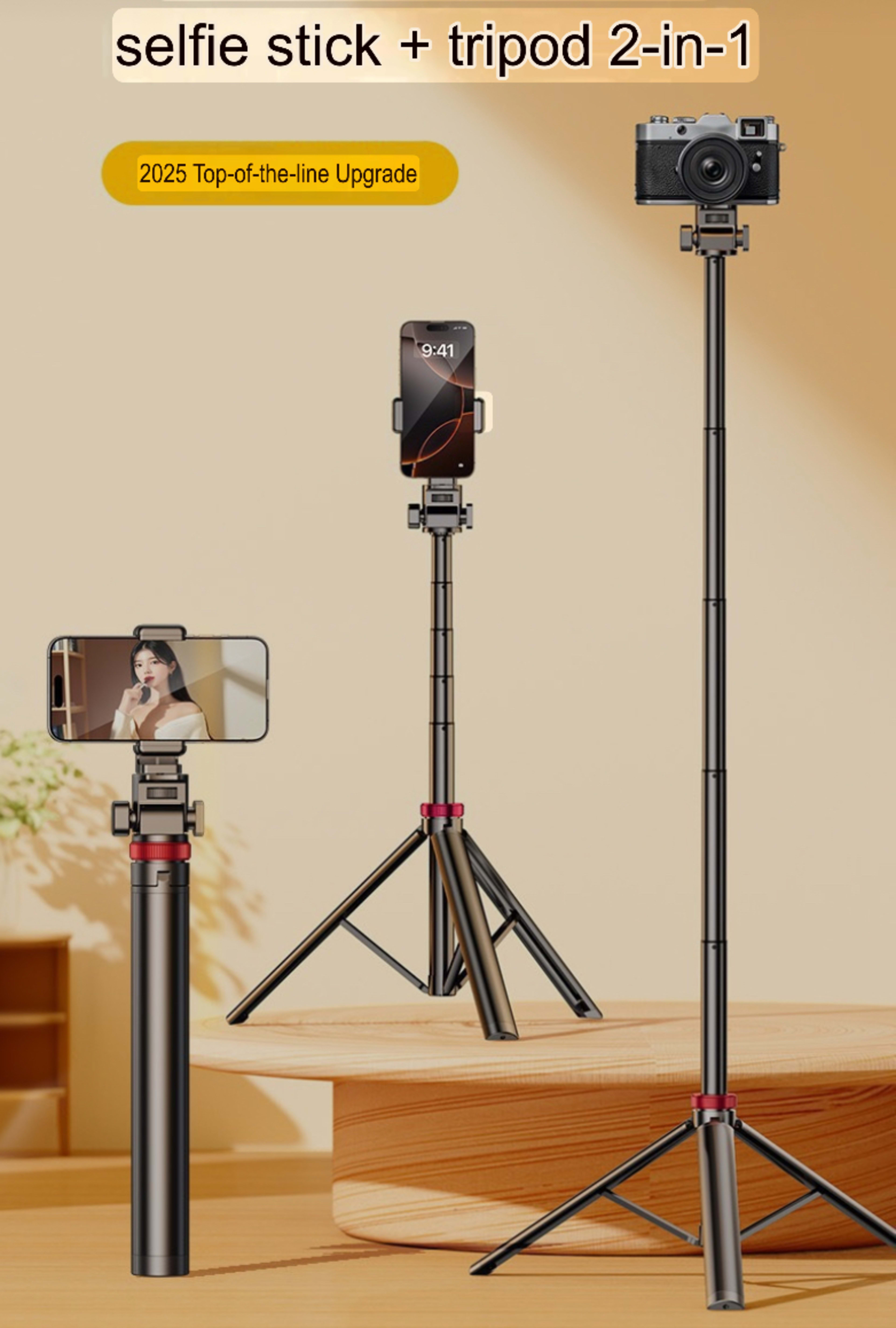 Tripod Stand + Ringlight (170cm)