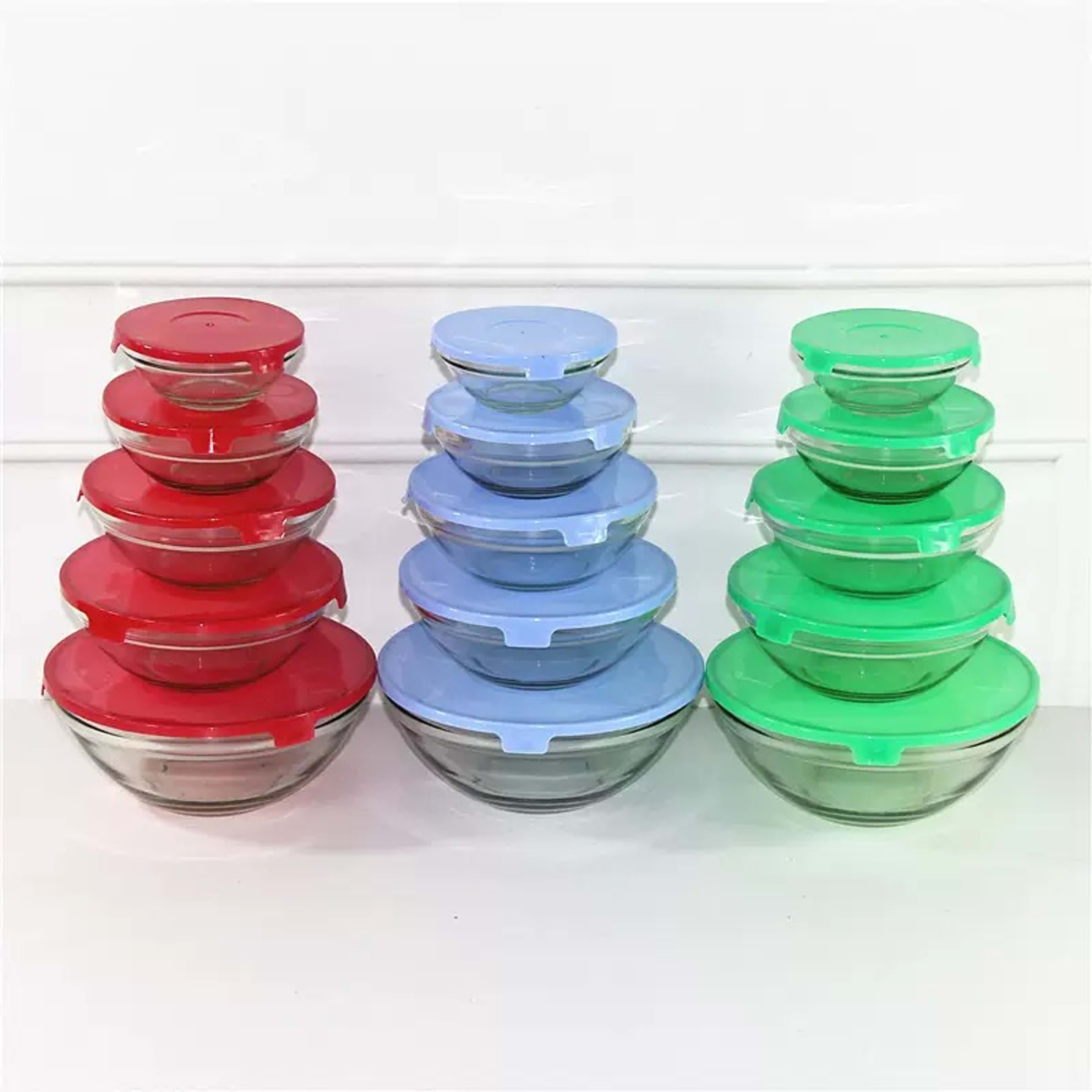 5Pcs Glass Bowl Set