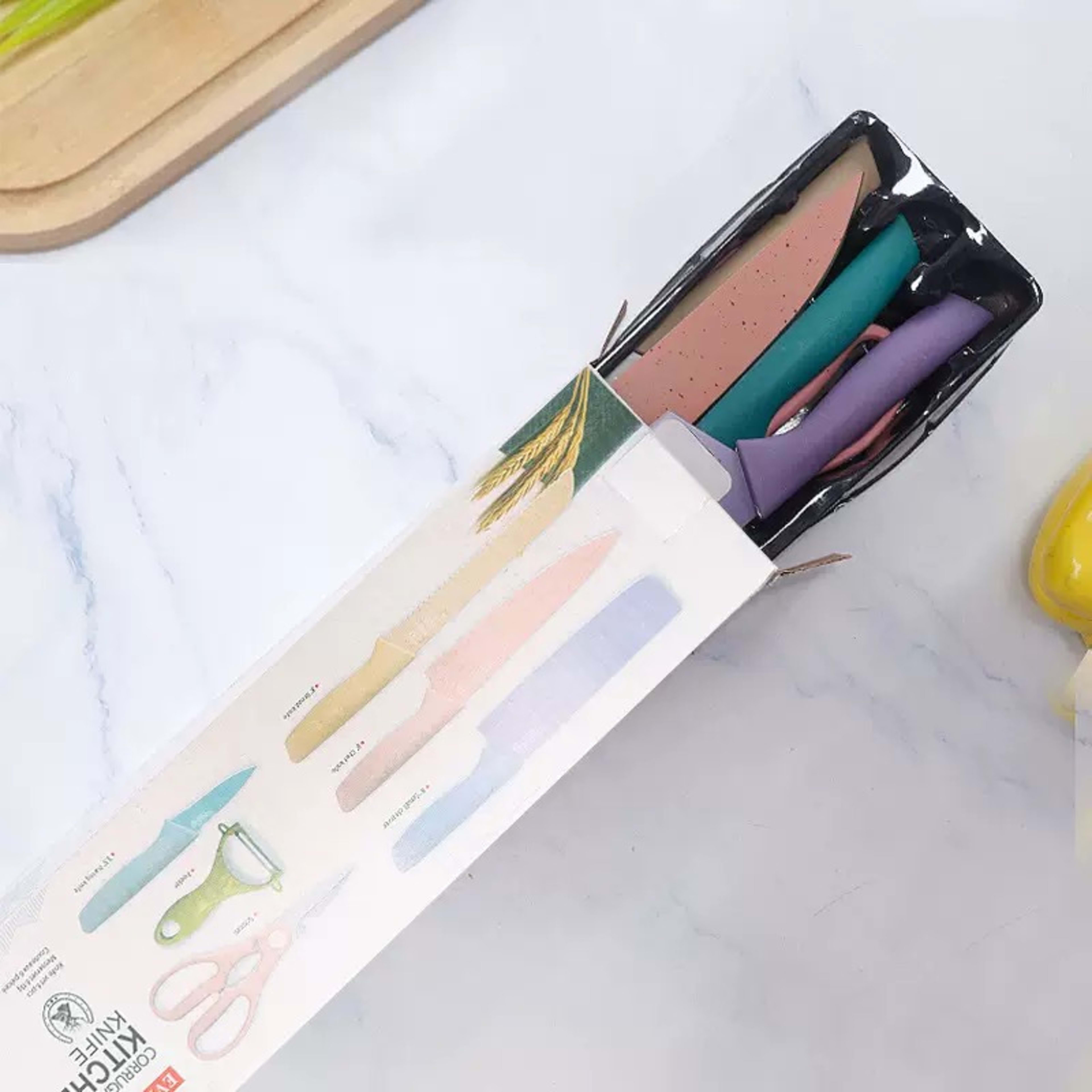 6Pcs Kitchen Knife Set