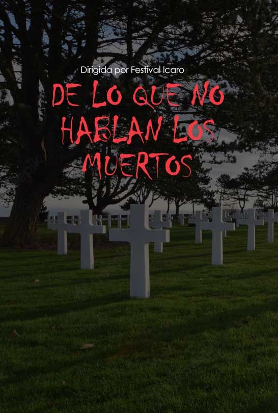 Portada de DE LO QUE NO HABLAN LOS MUERTOS Portada de DE LO QUE NO HABLAN LOS MUERTOS