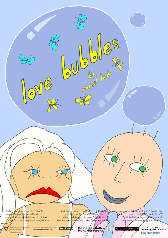 Portada de Love bubbles / Búrbujas de amor