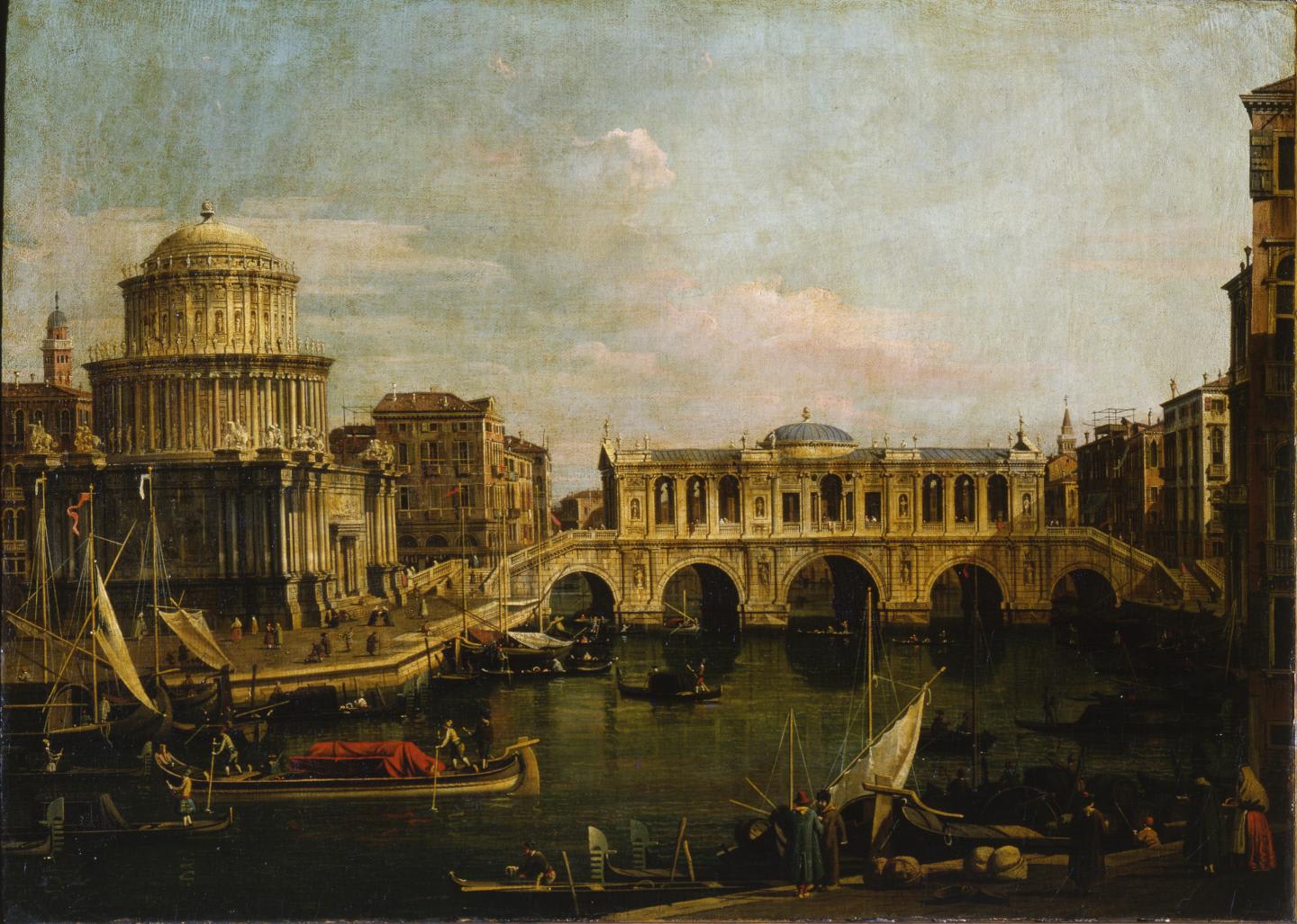 Capriccio with an imaginary bridge