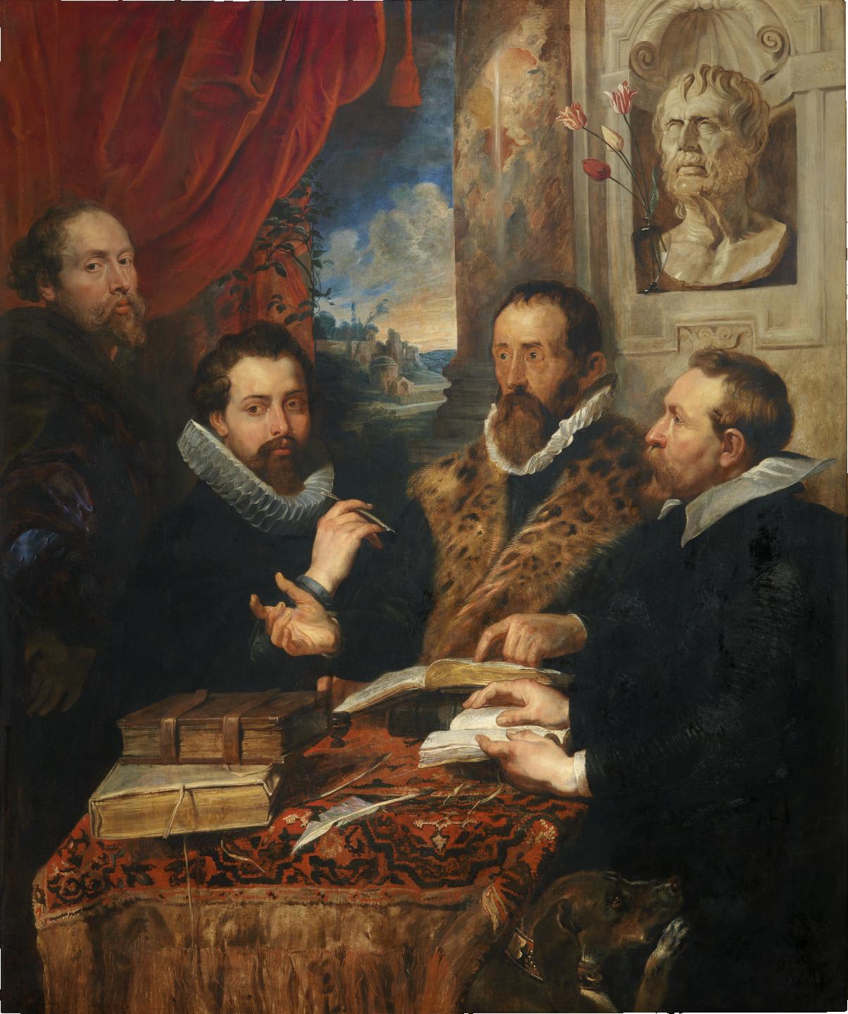 The Four Philosophers (Self-portrait with brother Philip, Justus Lipsius e Joannes Woverius) 