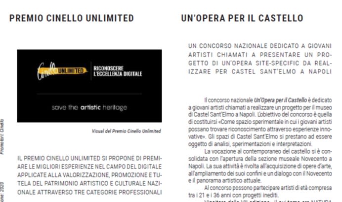 Premio Cinello Unlimited Premio Cinello Unlimited
