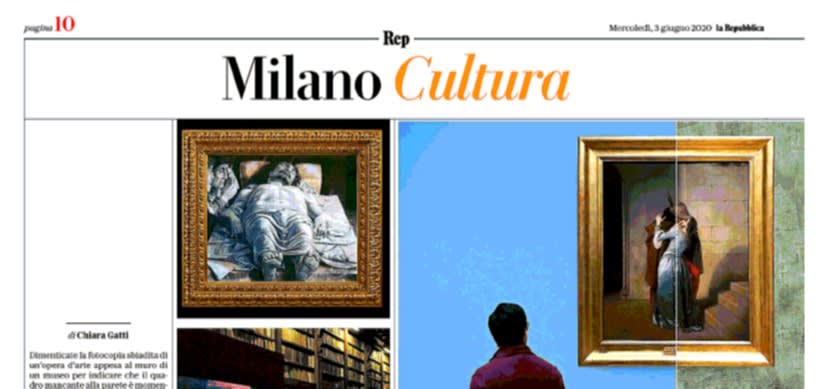 Copie più vere del vero per sostituire i quadri prestati Copie più vere del vero per sostituire i quadri prestati