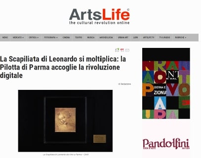 La Scapiliata di Leonardo si moltiplica la Pilotta di Parma accoglie la rivoluzione digitale La Scapiliata di Leonardo si moltiplica la Pilotta di Parma accoglie la rivoluzione digitale