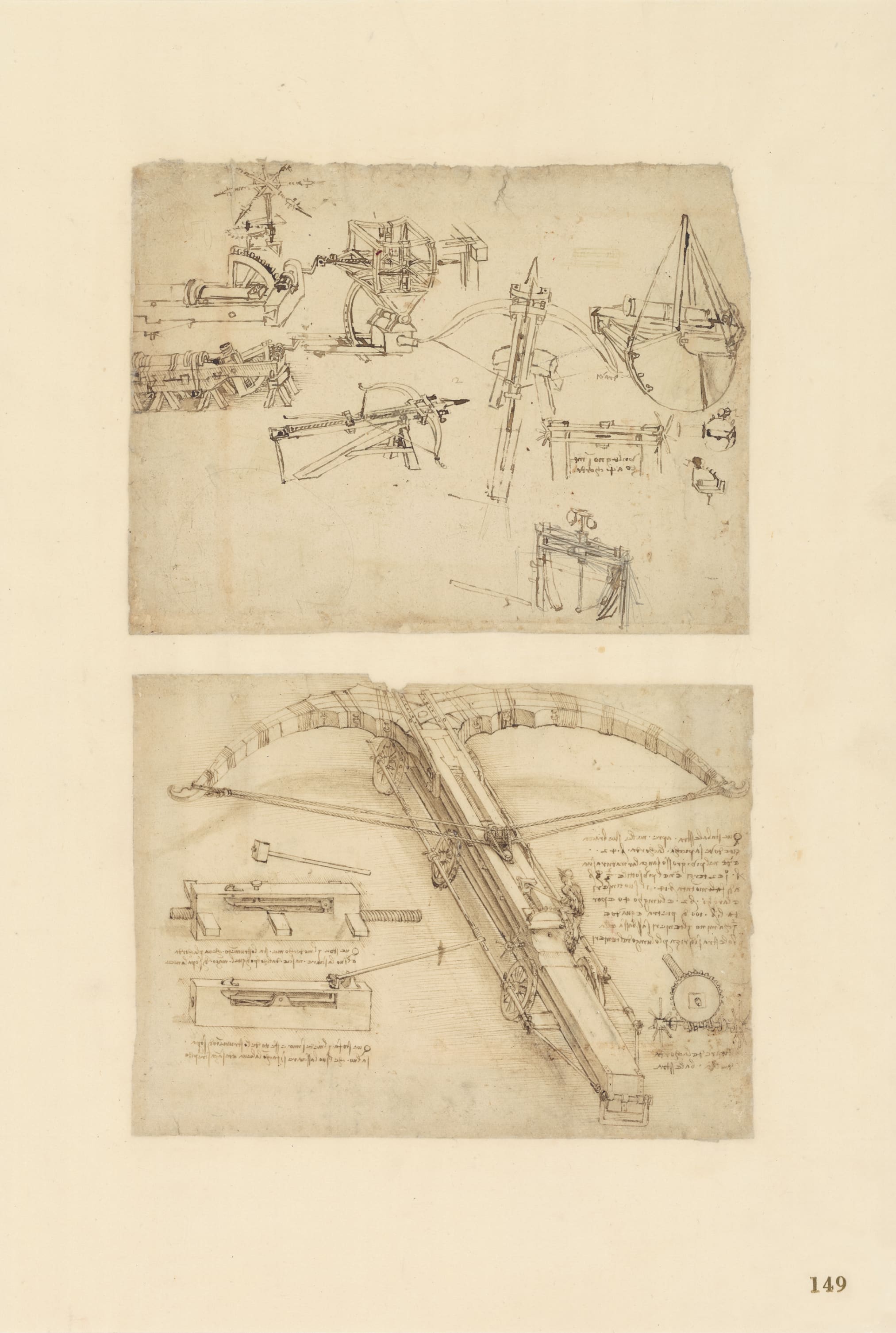 Codex Atlanticus, Giant Crossbow