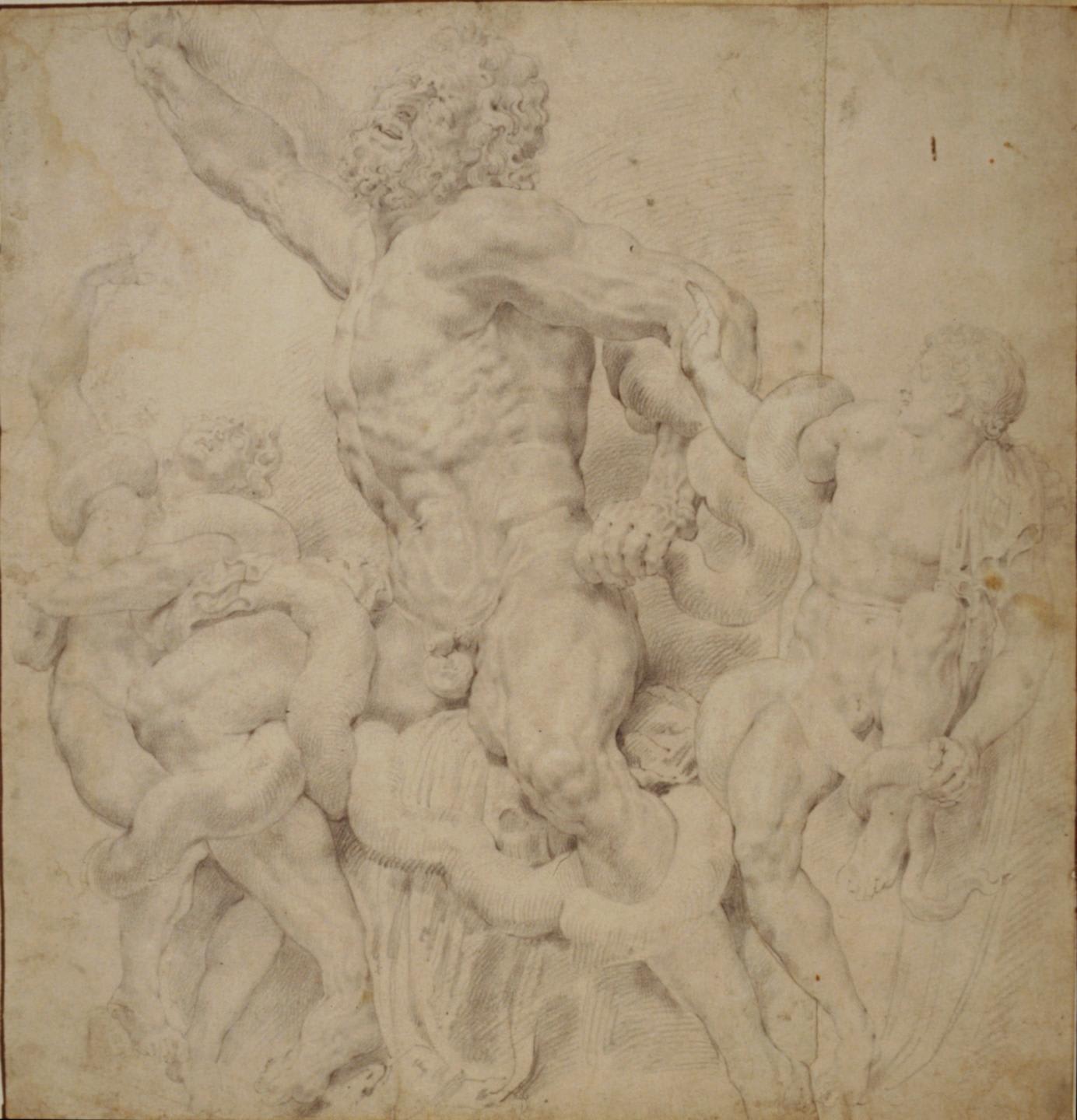 Drawings of classic sculpture. Laocoon Group