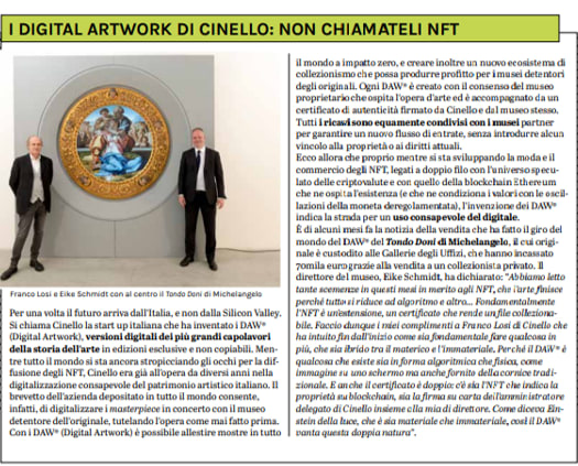 I DIGITAL ARTWORK DI CINELLO: NON CHIAMATELI NFT I DIGITAL ARTWORK DI CINELLO: NON CHIAMATELI NFT