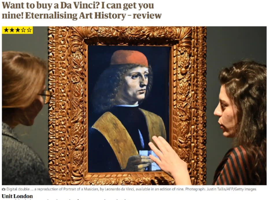 Want to buy a Da Vinci? I can get you nine! Want to buy a Da Vinci? I can get you nine!
