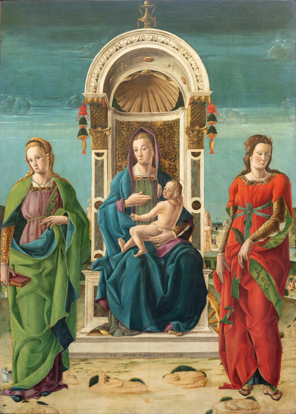 Virgin and Child with Saints Agnes and Catherine of Alexandria