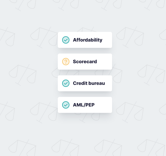 illustration of underwriting and document verification