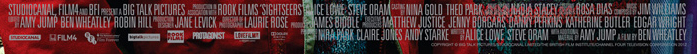 Credit block image from 'Sightseers'