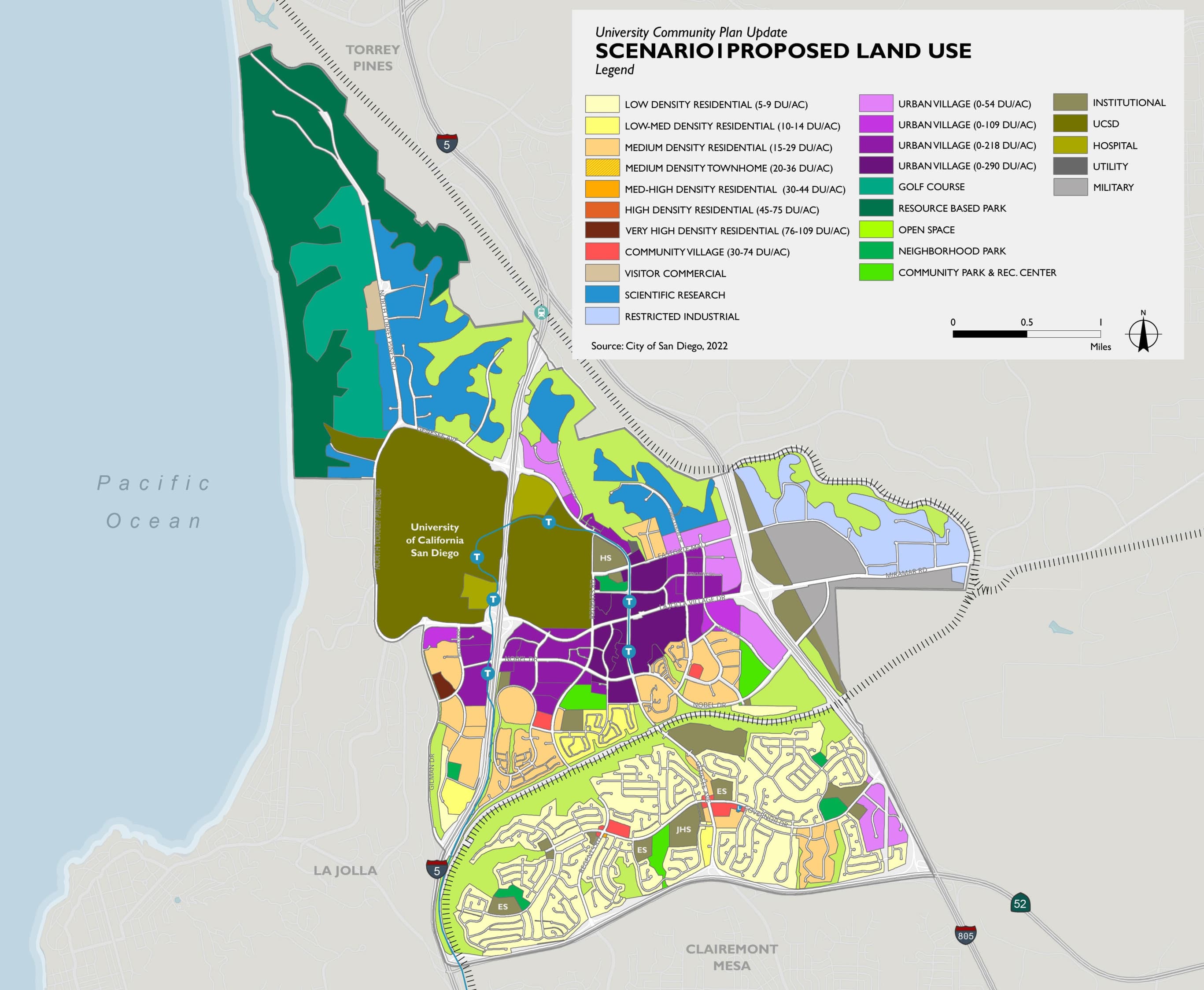 Land Use Scenario One, as of May 2022