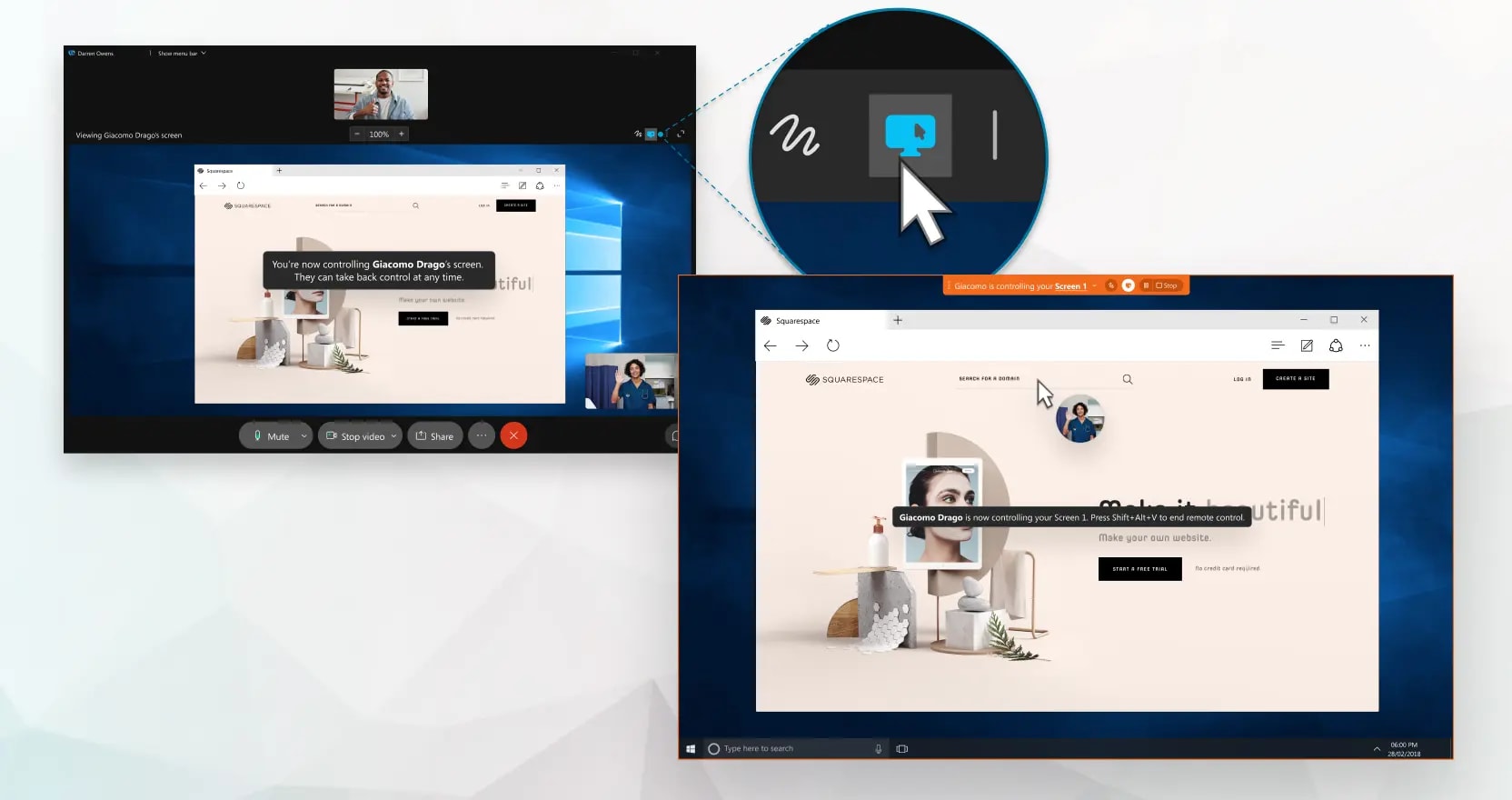 Remote Desktop Control: Computer einfach fernsteuern | Placetel